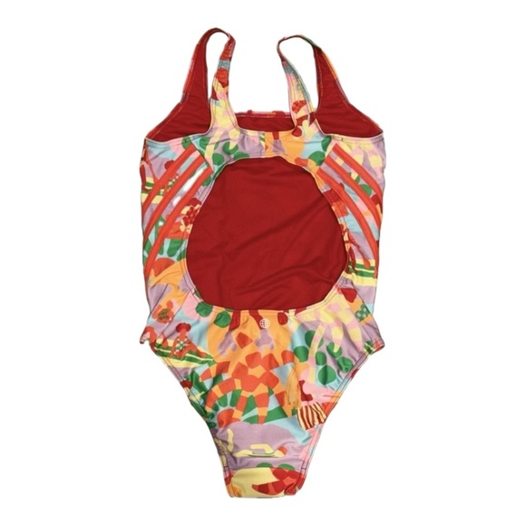 Adidas x  Farm Rio One Piece Swimsuit - Pearl Citrine NWT - Picture 5 of 8